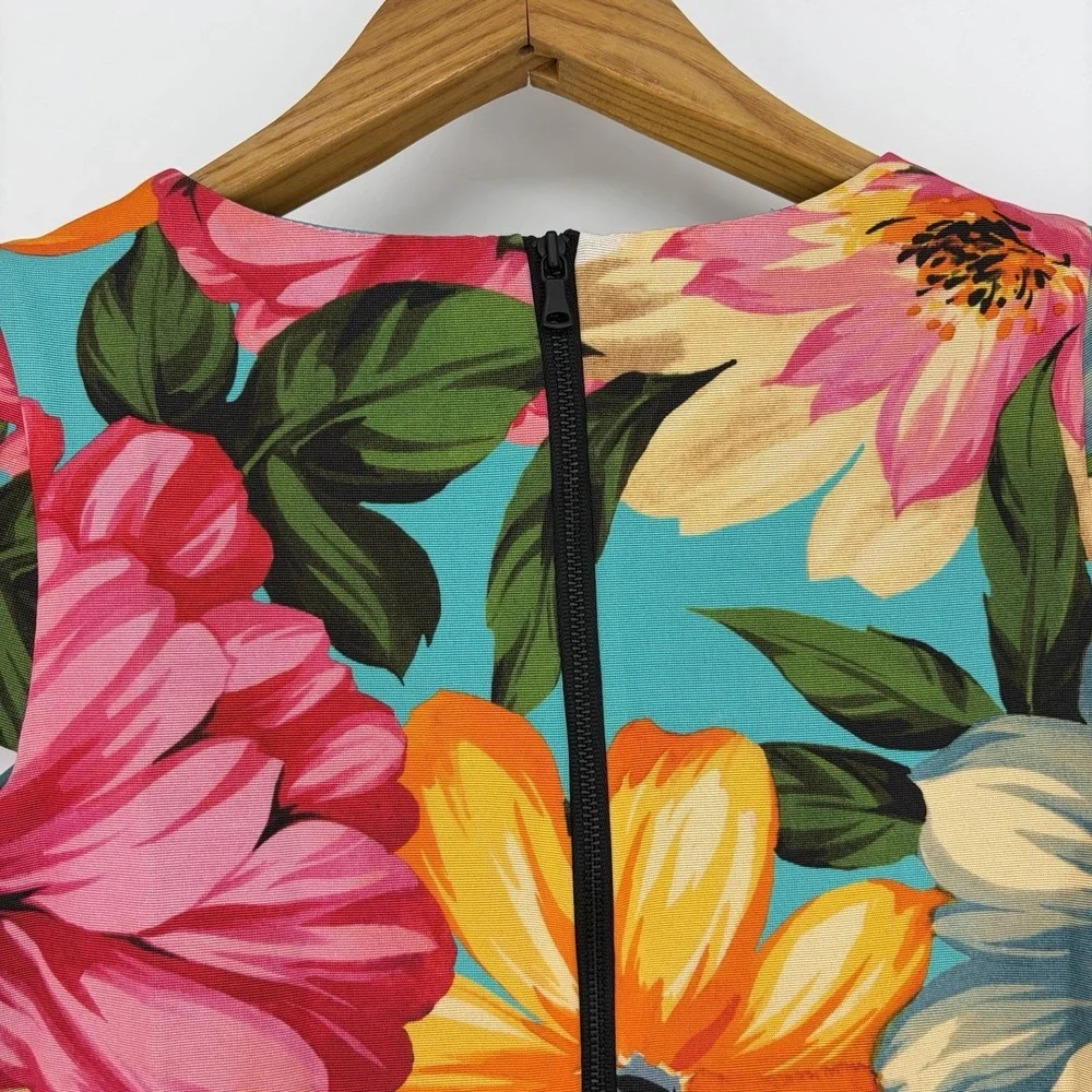 Milly Minis‎ Dress Girls Sz 12 Floral Lined Spring Multicolor Italian Fabric USA